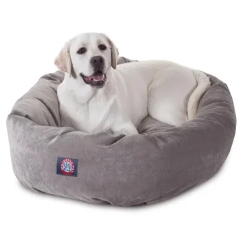 Кровать для собак Majestic Pet | Вилла Velvet Bagel, винтажная, большая